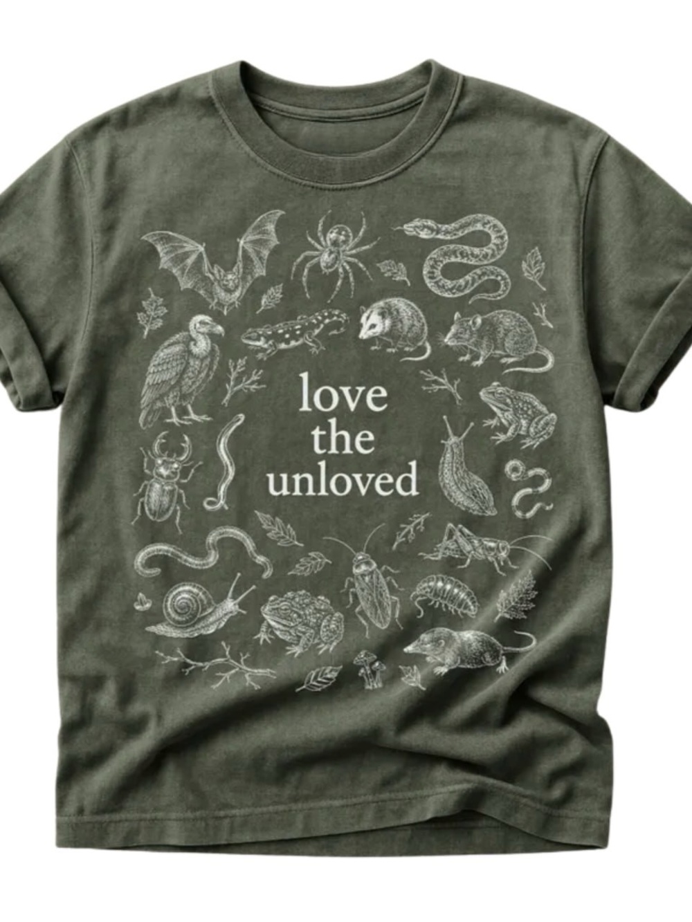 Love The Unloved Wildlife Tee, Entomology Bug Lover Shirt